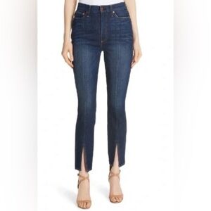 ALICE + Olivia AO.LA Good High Rise with Front Slit Women's Jeans Size 26